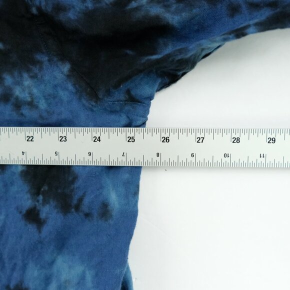 Joseph Turner Yorkshire Shirt Men's Casual Safary Sz. XL Linen Tie Dye Custom - Picture 4 of 6